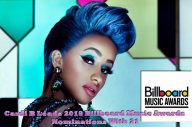 Cardi B Leads 2019 Billboard Music Awards Nominations With 21 Cardi B leads all nominees at the 2019 Billboard Music Awards. The "I Like It" rapper is nominated 21 times in 18 categories -- just missing the record for most nominations set by Drake and The Chainsmokers, who each had 22 in 2017. Cardi will compete against herself in three categories -- top Hot 100 song, top selling song, and top collaboration. Following Cardi B, Drake and Post Malone each have 17 nominations. Travis Scott is up for 12 awards, and XXXTentacion is up for 10. Billboard Music Awards 2019 Tickets May1st 8PM Live NBC Among the other nominees are Lady Gaga and Bradley Cooper -- who are up for the chart achievement award, top soundtrack for A Star Is Born, and top selling song for "Shallow." Gaga is up separately for top song sales artist. For this year's ceremony, there are two fan-voted categories -- top social artist, and chart achievement. Kelly Clarkson hosts the 2019 Billboard Music Awards from the MGM Garden Arena in Las Vegas on May 1. The show will air live at 8PM ET on NBC. See the full list of nominees below. ARTIST AWARDS Top Artist: Cardi B Drake Ariana Grande Post Malone Travis Scott Top New Artist: Bazzi Juice Wrld Lil Baby Dua Lipa Ella Mai Billboard Chart Achievement Award: Dan + Shay Drake Ariana Grande Lady Gaga & Bradley Cooper Dua Lipa Top Male Artist: Drake Post Malone Travis Scott Ed Sheeran XXXTentacion Top Female Artist: Cardi B Ariana Grande Halsey Ella Mai Taylor Swift Top Duo/Group: BTS Dan + Shay Imagine Dragons Maroon 5 Panic! At The Disco Top Billboard 200 Artist: Drake Ariana Grande Post Malone Travis Scott XXXTentacion Top Hot 100 Artist: Cardi B Drake Ariana Grande Juice Wrld Post Malone Top Streaming Songs Artist: Cardi B Drake Ariana Grande Post Malone XXXTentacion Top Song Sales Artist: Drake Ariana Grande Imagine Dragons Lady Gaga Post Malone Top Radio Songs Artist: Cardi B Drake Ariana Grande Maroon 5 Post Malone Top Social Artist: BTS EXO GOT7 Ariana Grande Louis Tomlinson Top Touring Artist: Beyoncé & JAY-Z Bruno Mars Ed Sheeran Taylor Swift Justin Timberlake Top R&B Artist: H.E.R. Khalid Ella Mai The Weeknd XXXTentacion Top R&B Male Artist: Khalid The Weeknd XXXTentacion Top R&B Female Artist: H.E.R. Ella Mai Queen Naija Top R&B Tour: Beyoncé & JAY-Z Childish Gambino Bruno Mars Top Rap Artist: Cardi B Drake Juice Wrld Post Malone Travis Scott Top Rap Male Artist: Drake Post Malone Travis Scott Top Rap Female Artist: Cardi B City Girls Nicki Minaj Top Rap Tour: Beyoncé & JAY-Z Drake Travis Scott Top Country Artist: Jason Aldean Kane Brown Luke Combs Dan + Shay Florida Georgia Line Top Country Male Artist: Jason Aldean Kane Brown Luke Combs Top Country Female Artist: Maren Morris Kacey Musgraves Carrie Underwood Top Country Duo/Group: Dan + Shay Florida Georgia Line Old Dominion Top Country Tour: Luke Bryan Kenny Chesney Shania Twain Top Rock Artist: Imagine Dragons Lovelytheband Panic! At The Disco Queen Twenty One Pilots Top Rock Tour: Elton John The Rolling Stones U2 Top Latin Artist: Anuel AA Bad Bunny J Balvin Ozuna Romeo Santos Top Dance/Electronic Artist: Calvin Harris Kygo Marshmello Odesza The Chainsmokers Top Christian Artist: Cory Asbury Lauren Daigle For King & Country Hillsong Worship MercyMe Top Gospel Artist: Kirk Franklin Koryn Hawthorne Tori Kelly Tasha Cobbs Leonard Marvin Sapp ALBUM AWARDS Top Billboard 200 Album: Cardi B “Invasion of Privacy” Drake “Scorpion” Post Malone “beerbongs & bentleys" Travis Scott “ASTROWORLD” XXXTentacion “?” Top Soundtrack: “13 Reasons Why: Season 2” “A Star is Born” by Lady Gaga & Bradley Cooper “Bohemian Rhapsody” by Queen “Spider-Man: Into the Spider-Verse” “The Greatest Showman” Top R&B Album: Ella Mai “Ella Mai” H.E.R. “H.E.R.” Khalid “American Teen” The Weeknd “My Dear Melancholy,” XXXTentacion “17” Top Rap Album: Cardi B “Invasion of Privacy” Drake “Scorpion” Post Malone “beerbongs & bentleys" Travis Scott “ASTROWORLD” XXXTentacion “?” Top Country Album: Jason Aldean “Rearview Town” Kane Brown “Kane Brown” Luke Combs “This One’s For You” Dan + Shay “Dan + Shay” Carrie Underwood “Cry Pretty” Top Rock Album: Dave Matthews Band “Come Tomorrow” Imagine Dragons “Origins” Mumford & Sons “Delta” Panic! At This Disco “Pray For The Wicked” Twenty One Pilots “Trench” Top Latin Album: Anuel AA “Real Hasta la Muerte” Bad Bunny “X 100PRE” J Balvin “Vibras” Maluma “F.A.M.E.” Ozuna “Aura” Top Dance/Electronic Album: Clean Bandit “What Is Love?” David Guetta “7” Kygo “Kids in Love” Major Lazer “Major Lazer Essentials” The Chainsmokers “Sick Boy” Top Christian Album: Cory Asbury “Reckless Love” Lauren Daigle “Look Up Child” For King & Country “Burn The Ships” Hillsong Worship “There Is More” Zach Williams “Chain Breaker” Top Gospel Album: Snoop Dogg & Various Artists “Snoop Dogg Presents Bible of Love” Aretha Franklin “Gospel Greats” Koryn Hawthorne “Unstoppable” Tori Kelly “Hiding Place” Jonathan McReynolds “Make Room” SONG AWARDS Top Hot 100 Song: Cardi B, Bad Bunny & J Balvin “I Like It” Juice Wrld “Lucid Dreams” Maroon 5 ft. Cardi B “Girls Like You” Post Malone “Better Now” Travis Scott “SICKO MODE” Top Streaming Song (Audio): Cardi B, Bad Bunny & J Balvin “I Like It” Juice Wrld “Lucid Dreams” Post Malone “Better Now” Travis Scott “SICKO MODE” XXXTentacion “SAD!” Top Streaming Song (Video): Drake “In My Feelings” Juice Wrld “Lucid Dreams” Maroon 5 ft. Cardi B “Girls Like You” Travis Scott “SICKO MODE” XXXTentacion “SAD!” Top Selling Song: Cardi B, Bad Bunny & J Balvin “I Like It” Drake “In My Feelings” Halsey “Without Me” Lady Gaga & Bradley Cooper “Shallow” Maroon 5 ft. Cardi B “Girls Like You” Top Radio Song: Khalid & Normani “Love Lies” Maroon 5 ft. Cardi B “Girls Like You” Post Malone “Better Now” Bebe Rexha & Florida Georgia Line “Meant to Be” Zedd, Maren Morris & Grey “The Middle” Top Collaboration: Cardi B, Bad Bunny & J Balvin “I Like It” Khalid & Normani “Love Lies” Maroon 5 ft. Cardi B “Girls Like You” Marshmello & Bastille “Happier” Post Malone ft. Ty Dolla $ign “Psycho” Top R&B Song: DJ Khaled ft. Justin Bieber, Chance The Rapper & Quavo “No Brainer” Ella Mai “Boo’d Up” Ella Mai “Trip” Khalid “Better” Lil Dicky ft. Chris Brown “Freaky Friday” Top Rap Song: Cardi B, Bad Bunny & J Balvin “I Like It” Drake “In My Feelings” Juice Wrld “Lucid Dreams” Post Malone “Better Now” Travis Scott “SICKO MODE” Top Country Song: Kane Brown “Heaven” Luke Combs “She Got the Best of Me” Dan + Shay “Speechless” Dan + Shay “Tequila” Bebe Rexha & Florida Georgia Line “Meant to Be” Top Rock Song: Foster The People “Sit Next to Me” Imagine Dragons “Natural” Imagine Dragons “Whatever It Takes” Lovelytheband “broken” Panic! At The Disco “High Hopes” Top Latin Song: Bad Bunny ft. Drake “Mia” Daddy Yankee “Dura” DJ Snake ft. Selena Gomez, Ozuna & Cardi B “Taki Taki” Nicky Jam & J Balvin “X” Casper Magico, Nio Garcia, Darell, Nicky Jam, Bad Bunny & Ozuna “Te Bote” Top Dance/Electronic Song: DJ Snake ft. Selena Gomez, Ozuna & Cardi B “Taki Taki” Calvin Harris & Dua Lipa “One Kiss” Marshmello & Bastille “Happier” Tiësto & Dzeko ft. Preme & Post Malone “Jackie Chan” Zedd, Maren Morris & Grey “The Middle” Top Christian Song: Cory Asbury “Reckless Love” Lauren Daigle “You Say” For King & Country “joy.” Hillsong Worship “Who You Say I Am” Tauren Wells “Known” Top Gospel Song: Todd Dulaney “Your Great Name” Koryn Hawthorne “Won’t He Do It” Tori Kelly ft. Kirk Franklin “Never Alone” Jason Nelson “Forever” Brian Courtney Wilson “A Great Work” The Billboard Music Awards, a subsidiary division of the iconic Billboard brand, honors some of the hottest names in music today. Billboard Music Awards finalists are based on key fan interactions with music, including album and digital singles sales, radio airplay, touring, streaming and social interactions on Facebook, Twitter, YouTube, VEVO, Spotify and other popular online destinations for music. These measurements are tracked year-round by Billboard and its data partners, including Nielsen Entertainment and Next Big Sound. Get more BBMAs: BBMAs Twitter: https://twitter.com/BBMAs BBMAs Facebook: https://www.facebook.com/TheBBMAs BBMAs Instagram: https://instagram.com/BBMAs BBMAs YouTube Channel: https://www.youtube.com/BBMAs @RAWDOGGTV (#Google Partner #BET Premier #MEDIA Partner) #VIDEOMARKETING #Music #TVSHOW #Artist #Filmprops ☎ (305) 490-2182 #DEALMAKERrawdoggtv.com