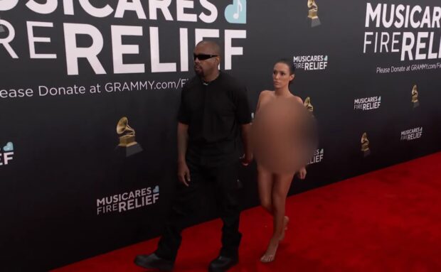 KANYE WEST and BIANCA NUDE Red Carpet Fashion 2025 GRAMMYs